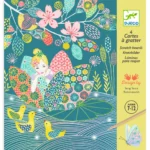 Vyškrabovacie obrázky - Jazero s dúhovým leskom