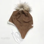 Ušianka - jeans brown – Obrázok 2