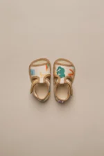 BAREpučky – Monica – široké nôžky – vysoké priehlavky – béžové písmená – Obrázok 6