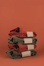 Mile detské kamašle na traky - Lávové – Obrázok 5