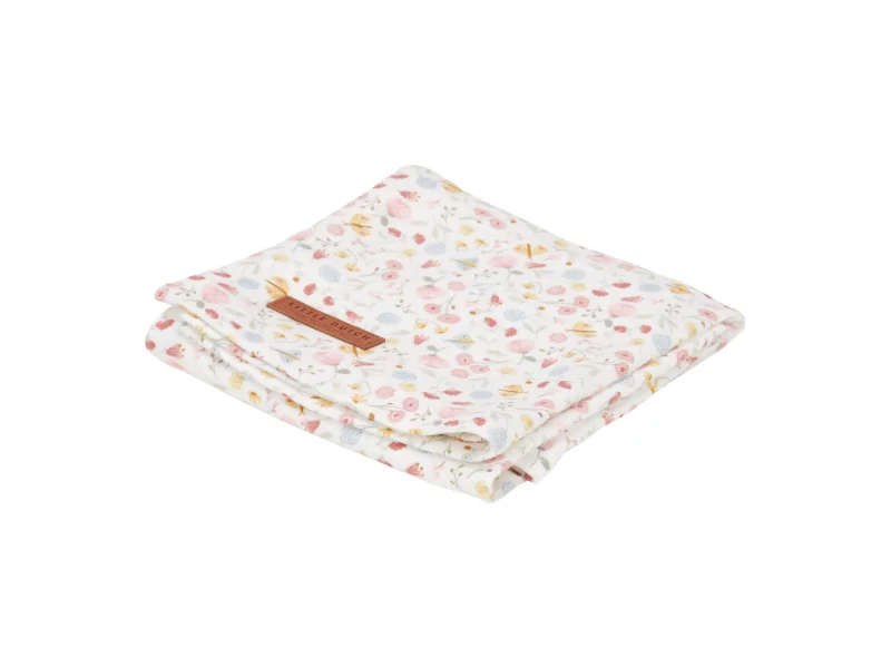 TE50421450 Viacúčelová osuška 120x120 cm Kvety a motýle – Obrázok 1