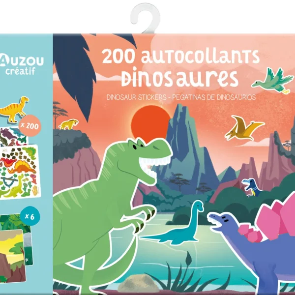Nálepky znovuodlepiteľné - Dinosaury