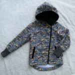 Kiwi softshellová bunda so šikmým zipsom - bágre