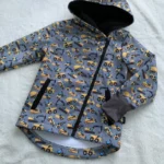 Kiwi softshellová bunda so šikmým zipsom - bágre – Obrázok 3