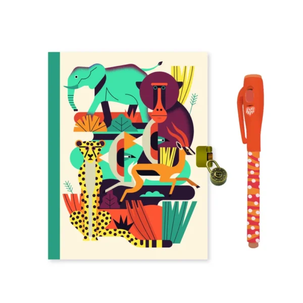 Owen – tajný zápisník s visacím zámkom, kľúčikom a perom