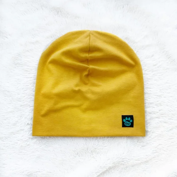 Kiwi dvojvrstvová čiapka - žltá