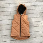 Detská vesta dino - cinnamon – Obrázok 2