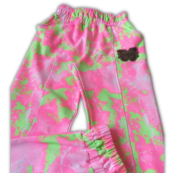 Tepláky Luxury Kids Collection neon