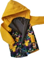 Softshellová bunda Pokémon žltá – Obrázok 2