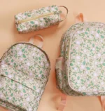 Detský malý batoh - Ružové kvety – Obrázok 4