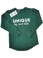 Tričko s dlhým rukávom UNIQUE smaragdové