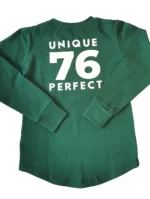 Tričko s dlhým rukávom UNIQUE smaragdové – Obrázok 2