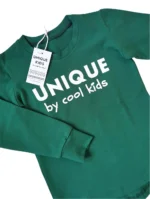 Tričko s dlhým rukávom UNIQUE smaragdové – Obrázok 3