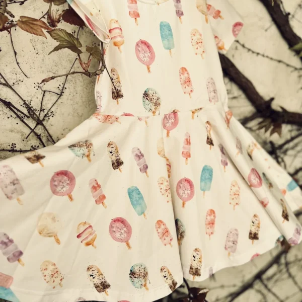 Šaty pink ice cream