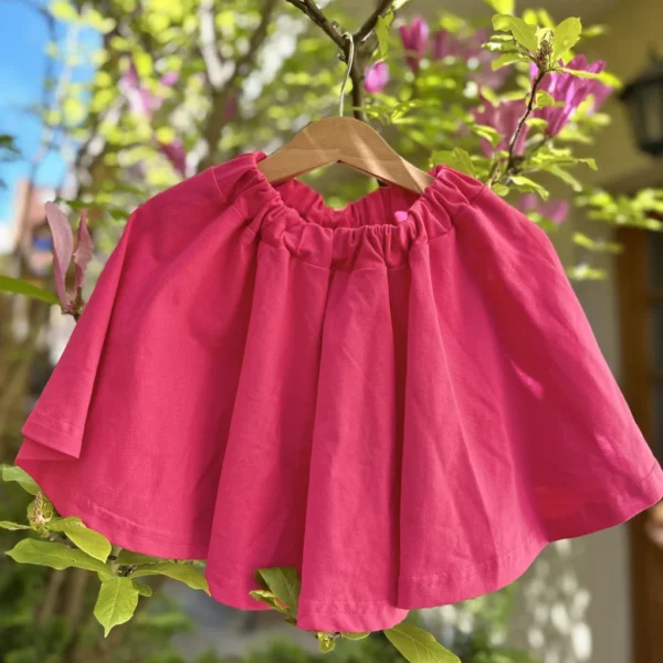 Točivá sukňa - magenta