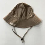 Detský bavlnený klobúk taupe
