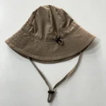 Detský bavlnený klobúk taupe – Obrázok 2