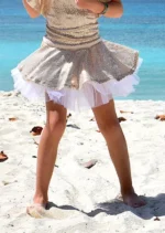 Zuppa sukňokraťasy PRIMAVERA SHINE gold