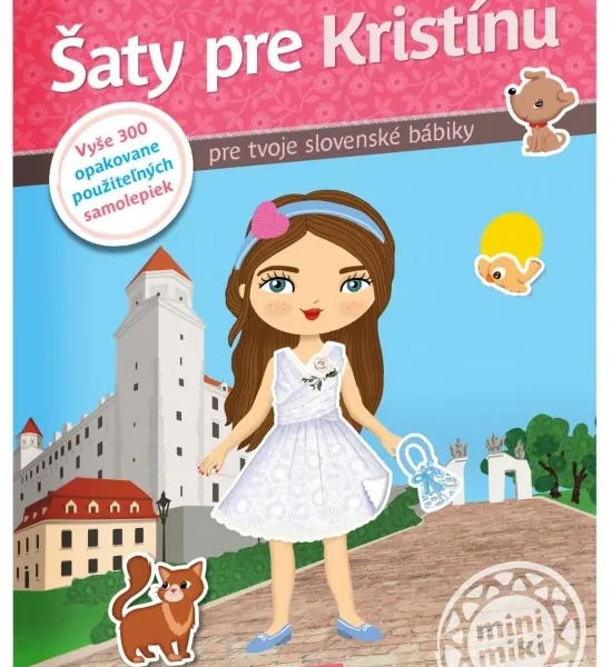 Šaty pre Kristínu – Kniha samolepiek