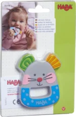 Haba Silikónové hryzátko pre najmenších Myška – Obrázok 3