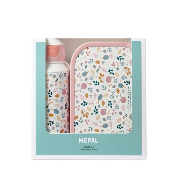 Desiatový set (fľaša 400ml+box) Spring Flowers