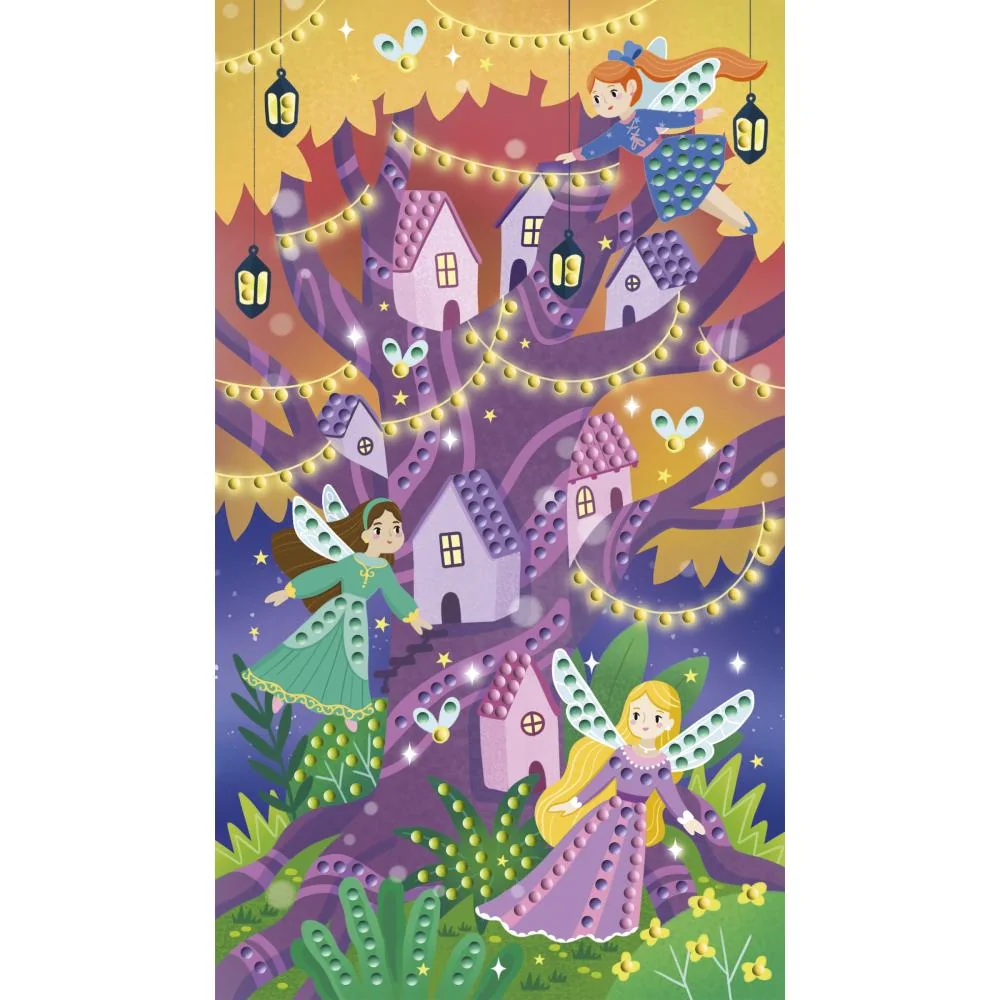 Janod Atelier Sada Midi Trblietavé obrázky s kryštálikmi Mágia od 7 rokov – Obrázok 8