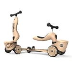 Scoot & Ride Odrážadlo kolobežka 2v1 Highwaykick 1 Lifestyle leopard – Obrázok 3