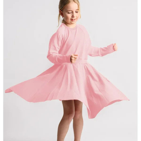 Haloo točiace šaty - soft pink