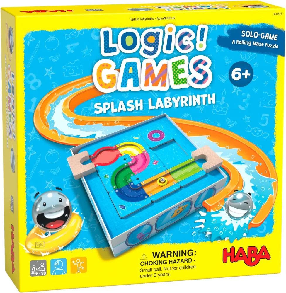 306823_LG_Milos_Wasserpark_ENG_CGI_F_01 Haba Logic! GAMES Logická hra pre deti Milo v akvaparku od 6 rokov – Obrázok 1