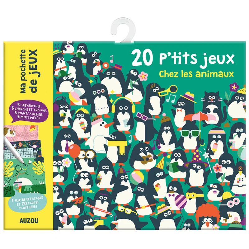 20-p-tits-jeux-chez-les-animaux 20 Mini Hier – Svet Zvierat Reusable – Obrázok 1