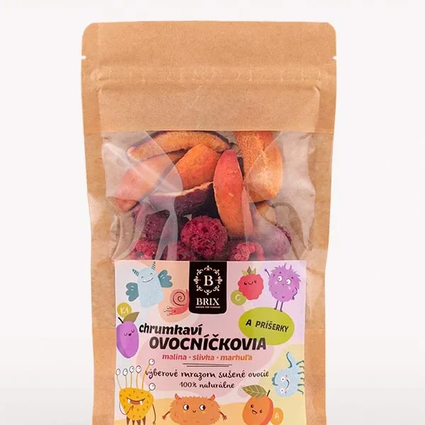 Ovocníčkovia a príšerky 40g – malina, slivka, marhuľa
