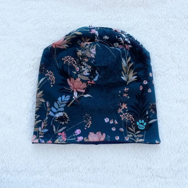 Kiwi dvojvrstvová čiapka kratšia - lúčne kvety