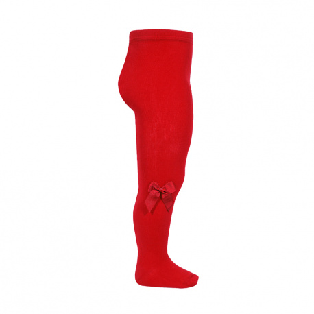 cotton-tights-with-side-grossgran-bow-red