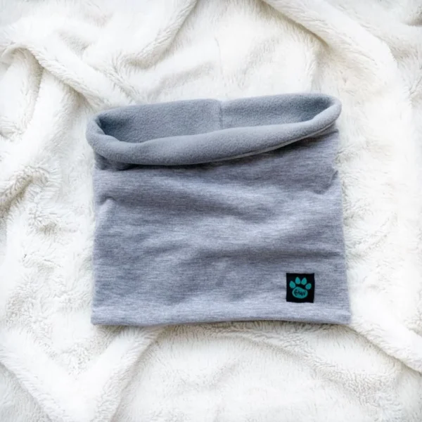 Kiwi zateplený nákrčník - bledošedý