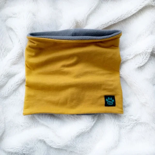 Kiwi zateplený nákrčník - horčicový