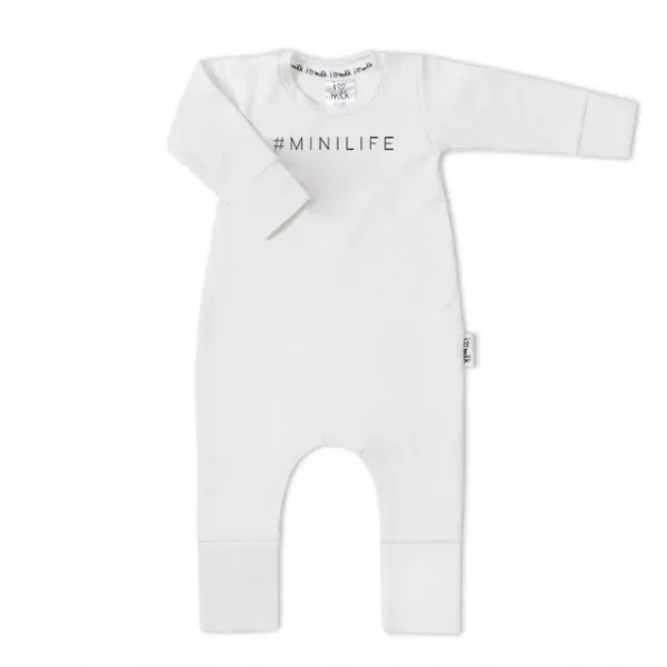 Detský overal #minilife - biely