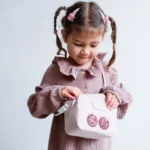 Sponky do vlasov - Gingham cherry – Obrázok 4