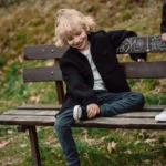 Detský shacket - čierny – Obrázok 4