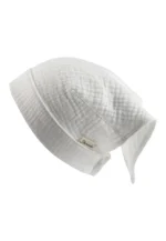 Mušelínová šatka na hlavu - ecru