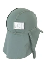 Šiltovka z plavkoviny s ochranou krku s UV filtrom - zelená – Obrázok 4