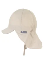 Šiltovka PURE s ochranou krku z UV popelínu - béžová – Obrázok 2