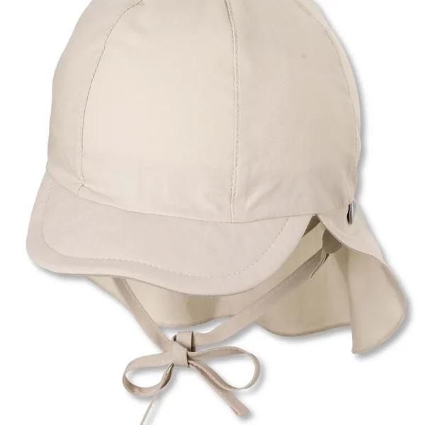 Šiltovka PURE s ochranou krku z UV popelínu - béžová
