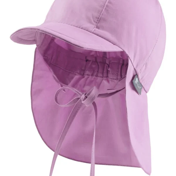 Šiltovka PURE s ochranou krku z UV popelínu - ružová