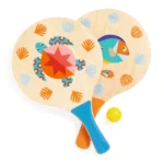 More - Set plážových drevených rakiet