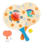 More - Set plážových drevených rakiet – Obrázok 2