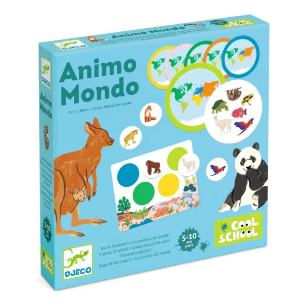 Zvieratá sveta (Animo Mondo) - priraďovanie zvierat k svetadielom