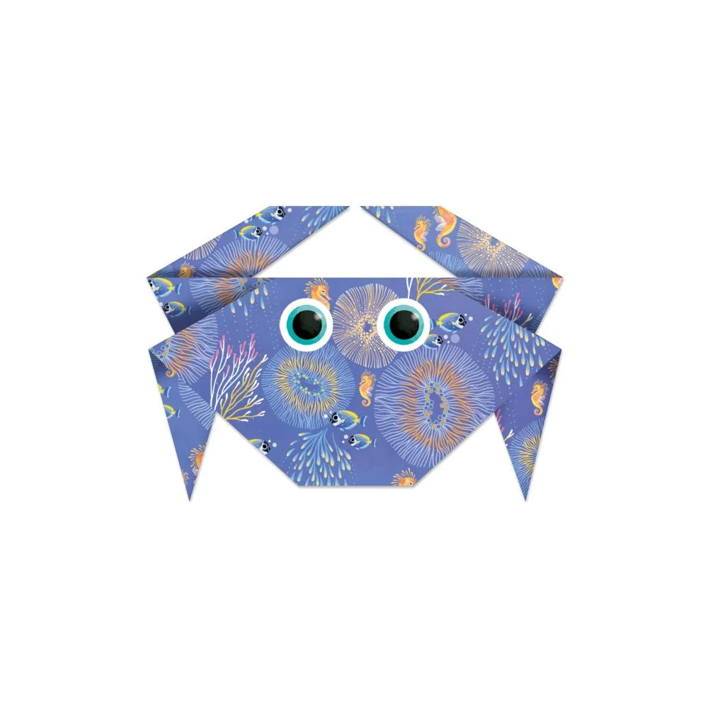 Janod Atelier Mini Kreatívna sada Origami papierové skladačky Magický oceán od 7 rokov – Obrázok 12
