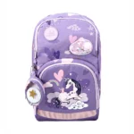 Frii Ergonomická školská taška Easy 22 L - Unicorn Purple Glitter