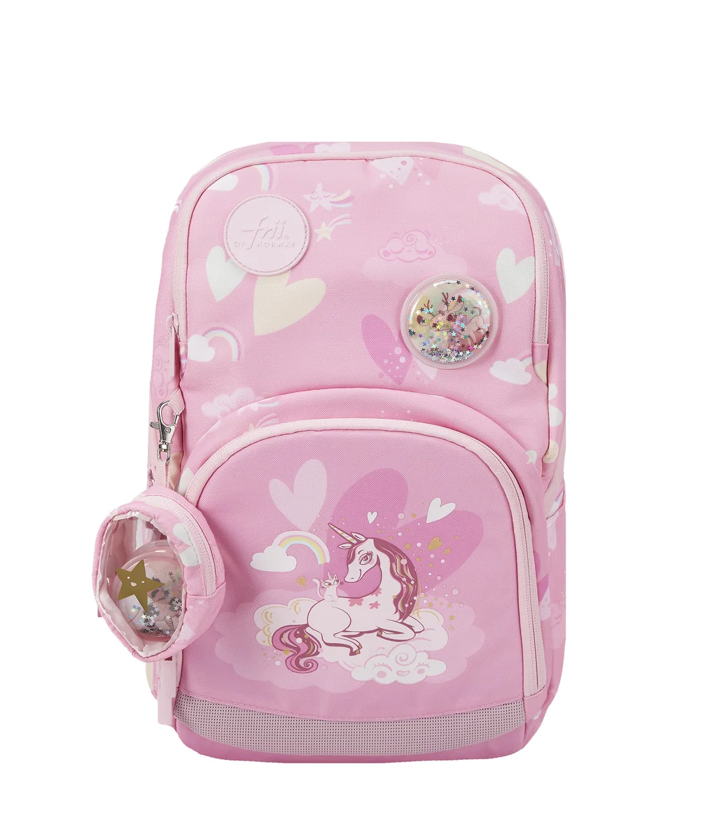 Frii Ergonomická školská taška Expand 20-25 L – Unicorn Pink – Obrázok 1
