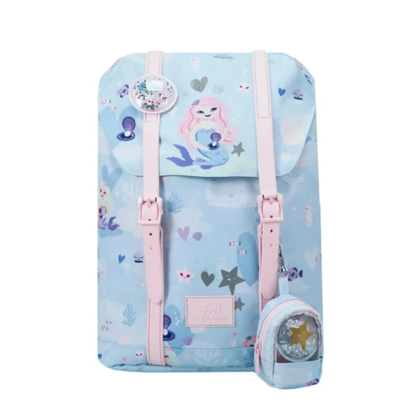 Frii Ergonomická školská taška Retro 22L - Mermaid